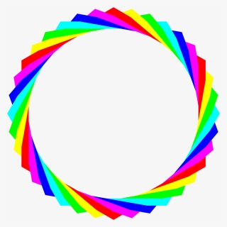 January 13 2012 6 Hexagons Clip Arts - Rainbow Circle Png, Transparent Png, Free Download