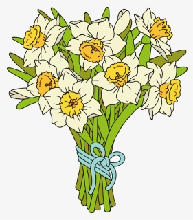 Pictures Of Daffodils - Daffodil Bouquet Clipart, HD Png Download, Free Download