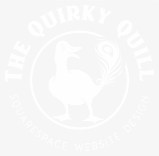Quirky Quill Logo Squarespace White Transparent - Johns Hopkins Logo White, HD Png Download, Free Download