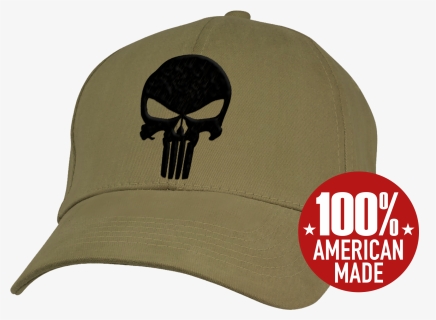 Punisher Skull Cap Khaki - Baseball Cap, HD Png Download, Free Download