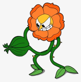 Death Clipart Flower - Cuphead Cagney Carnation Png, Transparent Png, Free Download
