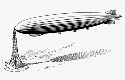 Zeppelin Png Free Download - Zeppelin Drawing, Transparent Png, Free Download