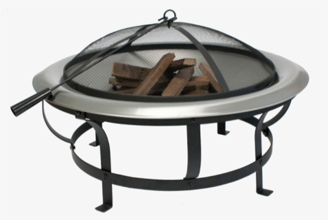 Stainless Steel Fire Pit Bgassfirebowl - Fire Pit, HD Png Download, Free Download