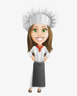Mom Cooking Png - Female Chef Cartoon, Transparent Png, Free Download