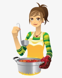 Cuisinière Png, Soupe - Cooking Vector Png, Transparent Png, Free Download