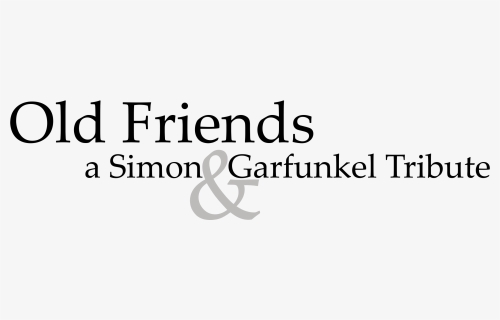 Old Friends Logo Png-black - Calligraphy, Transparent Png, Free Download