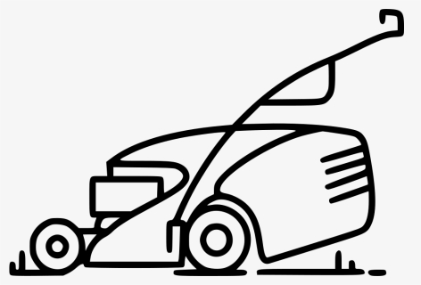 Lawnmower - Lawn Mower Side View, HD Png Download, Free Download