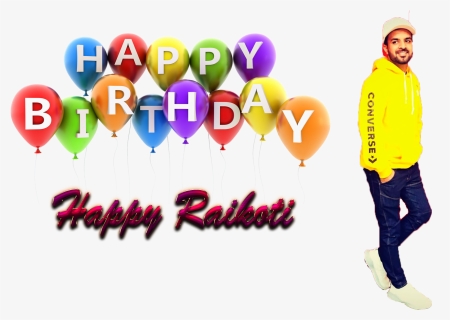 Happy Raikoti Png Background - Balloon, Transparent Png, Free Download