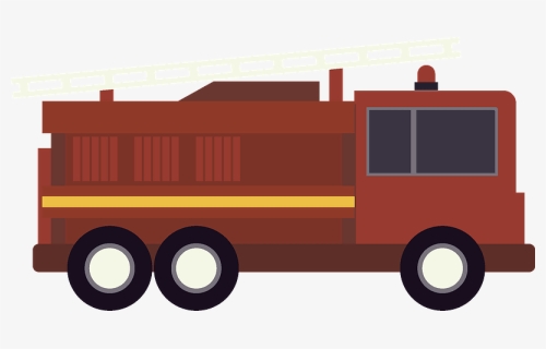 Fire Truck Clipart - Fire Apparatus, HD Png Download, Free Download