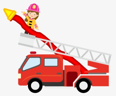 Transparent Firefighter Ladder Clipart - Firetruck Clipart Png, Png Download, Free Download