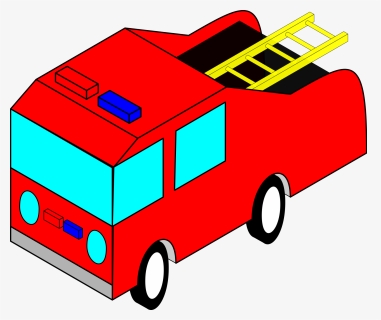 Firetruck Clipart 6, Buy Clip Art - Simple Fire Truck, HD Png Download, Free Download