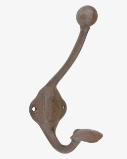 Coat And Bowler Hat Hook - Patere Porte Manteau Ancien, HD Png Download, Free Download