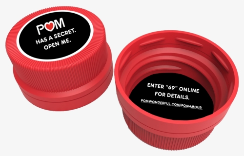Pom Juice Experiential Bottole Cap - Pom Wonderful, HD Png Download, Free Download