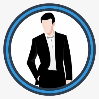 Man In Tuxedo Clipart Png Transparent Png , Png Download - Business Man Vector Png, Png Download, Free Download