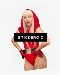 Red Lady Gaga - Lady Gaga Transparent Background, HD Png Download, Free Download