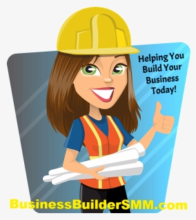Clipart Girl Construction Worker Png, Transparent Png, Free Download