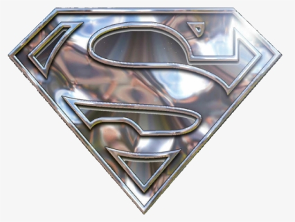 Superman Logo Png Transparent Images - Silver Superman Logo Png, Png Download, Free Download