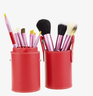 Basics Makeup Brush Set Red, HD Png Download, Free Download