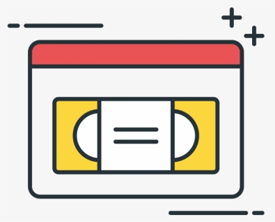 Vhs Tape Icon, HD Png Download, Free Download