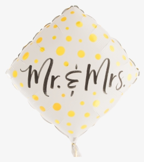 Mr & Mrs Gold Dots - Balloon, HD Png Download, Free Download