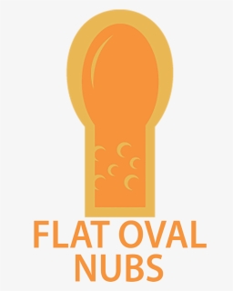 Flat Oval Pacifier With Nubs - Poster, HD Png Download, Free Download