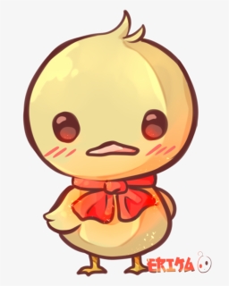 Drawing Transparent Kawaii - Cute Baby Duck Drawing, HD Png Download, Free Download
