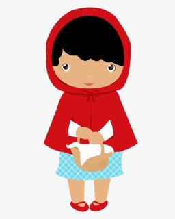 Red Riding Hood Clipart Happy Person - Little Red Riding Hood Clipart, HD Png Download, Free Download