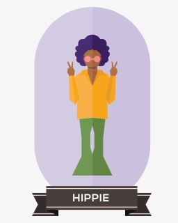Hippie - Illustration, HD Png Download, Free Download