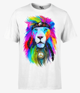 Hippie Lion Premium Cotton Crew Premium Supima Cotton - Hippy Lion, HD Png Download, Free Download
