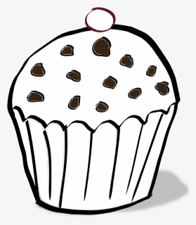 Muffin Coloring Page - Muffin Clipart, HD Png Download, Free Download