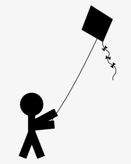 Person Flying A Kite , Png Download - Person Flying A Kite, Transparent Png, Free Download