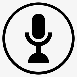 Mic Microphone Record Rec Round Ui - Simbol Info, HD Png Download, Free Download