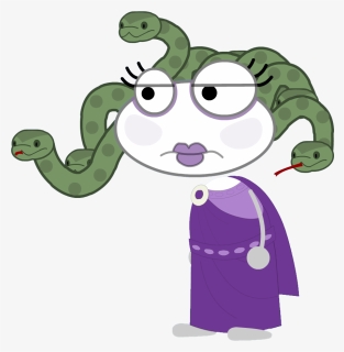 Poptropica Wiki - Percy Jackson Art Percy Jackson Medusa, HD Png Download, Free Download