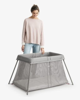 Babybjorn Travel Cot Easy Go Set Up - Travel Cot Light Babybjörn, HD Png Download, Free Download