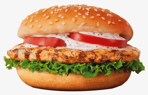 Chicken Burger Png Hd, Transparent Png, Free Download