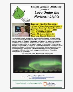 Love Under The Northern Lights Science Outreach Athabasca - Suaram, HD Png Download, Free Download