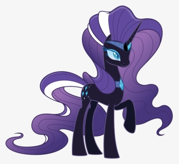 My Little Pony Midnight Rarity , Png Download - Mlp Nightmare Rarity Png, Transparent Png, Free Download