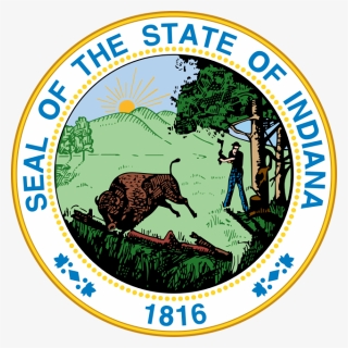Regarding The State Of Indiana, Mike Pence, Planned - State Of Indiana Seal Vector, HD Png Download, Free Download