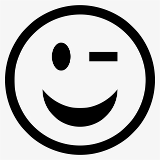 Smiley Blink - Smiley Blink Png, Transparent Png, Free Download