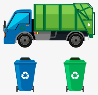 Garbage Clipart Garbage Cleaning - Cute Garbage Truck Clipart, HD Png Download, Free Download
