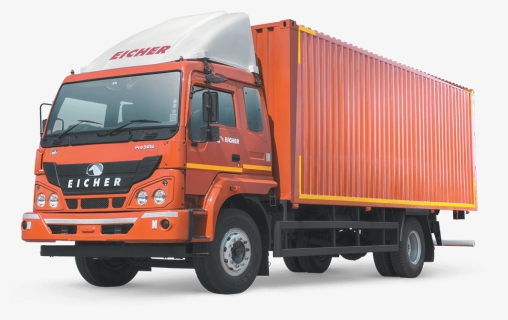 Eicher 22 Ft Container Truck, HD Png Download, Free Download