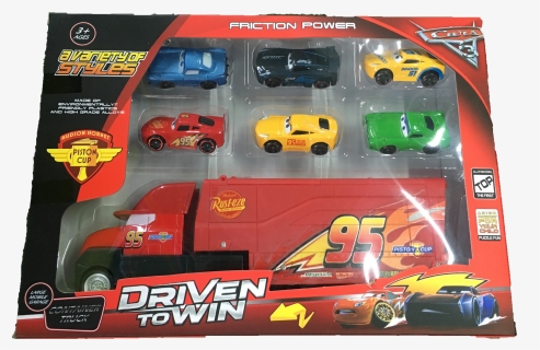 Cars Friction Power Container Truck Toy, HD Png Download, Free Download