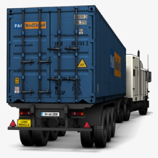 Container Icon , Png Download - Truck And Container Png, Transparent Png, Free Download