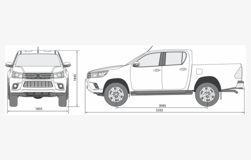 Toyota Hulux - Compact Sport Utility Vehicle, HD Png Download, Free Download