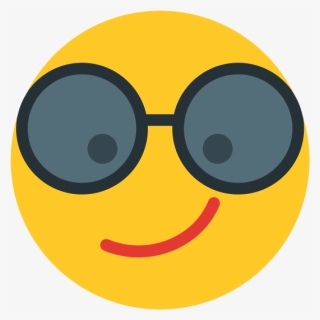 Whatsapp Hipster Emoji Png Photos - Smiley, Transparent Png, Free Download