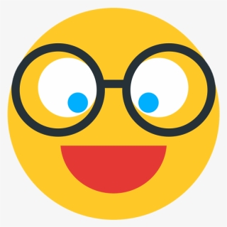 Cool Whatsapp Hipster Emoji Transparent Images Png - Smiley, Png Download, Free Download