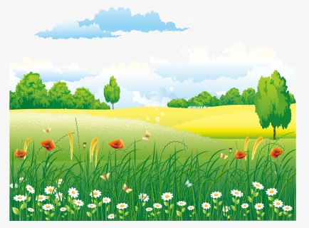Vector Nature Scenery - Png Image Of Scenery, Transparent Png, Free Download