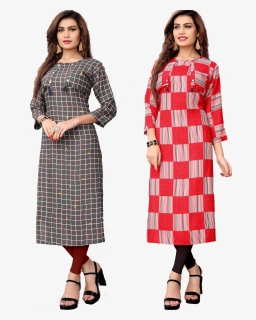 Printed Kurti , Png Download, Transparent Png, Free Download