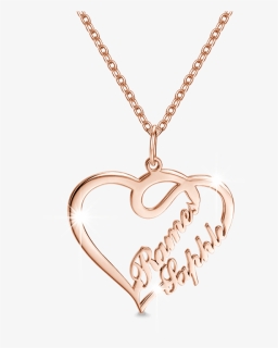 Gold Chain With Love Locket, HD Png Download, Free Download