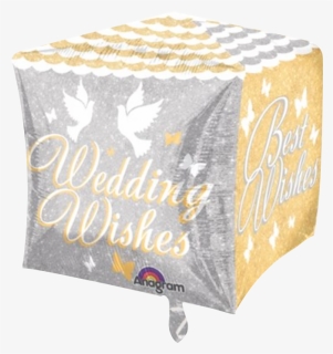 Wedding Wishes Cubez Foil Balloon, HD Png Download, Free Download